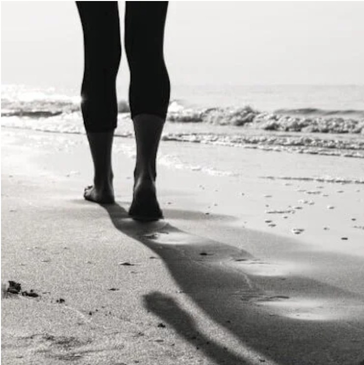 My Grief Story beach walk header