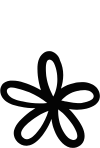 Home daisy outline icon